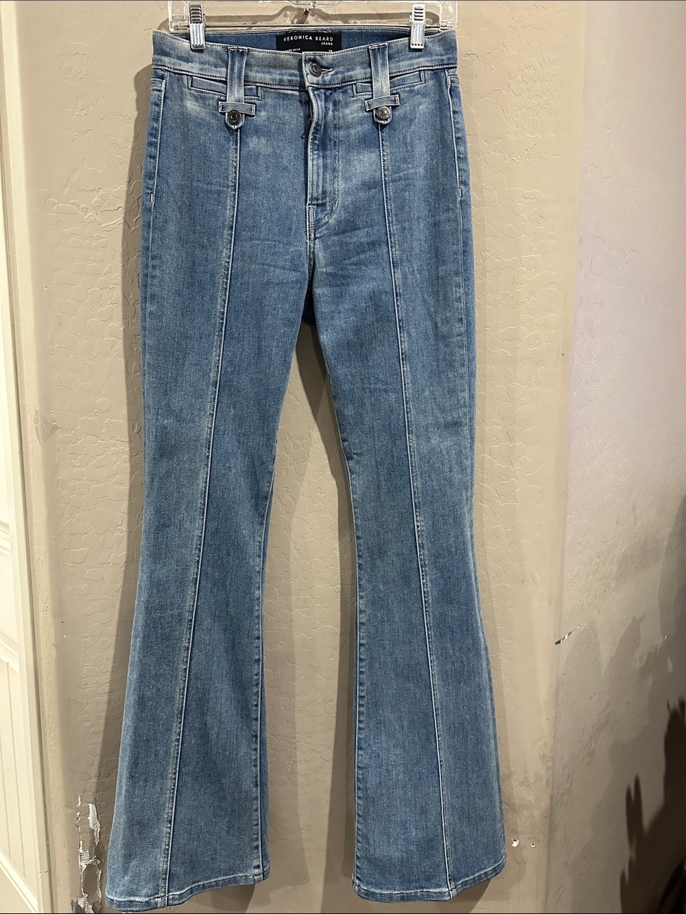 Veronica Beard Beverly skinnyFlare high rise Jeans - Picture 2 of 6